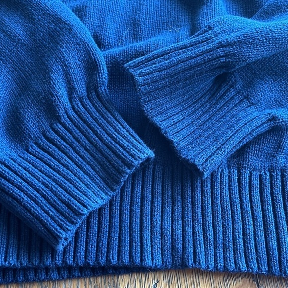 St John's Bay Men’s Navy Blue Quarter Zip Up Sweater Size XXL Long Sleeves - Picture 12 of 13